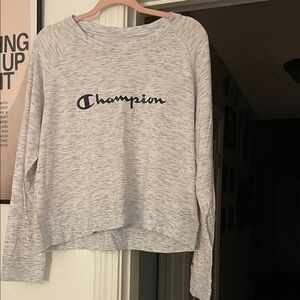 Champion Women's Heather Gray Sweatshirt